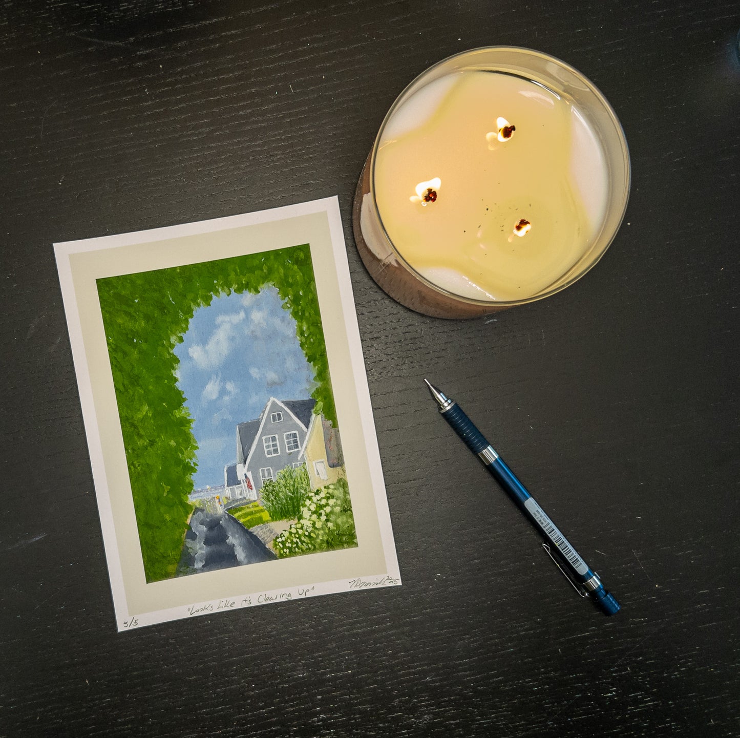 Looks Like It’s Clearing Up — Fine Art Print (fits 11x14 frame)