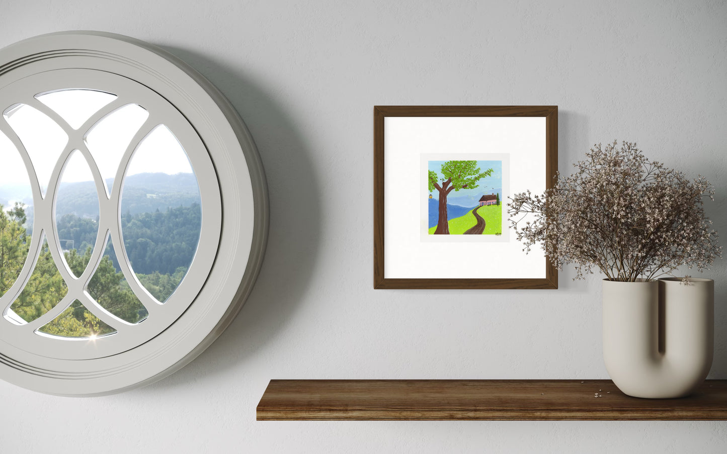 Just Past the Oak Limited Edition  — Fine Art Print (fits 12×12 frame)