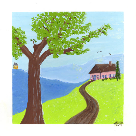 Just Past the Oak Limited Edition  — Fine Art Print (fits 12×12 frame)