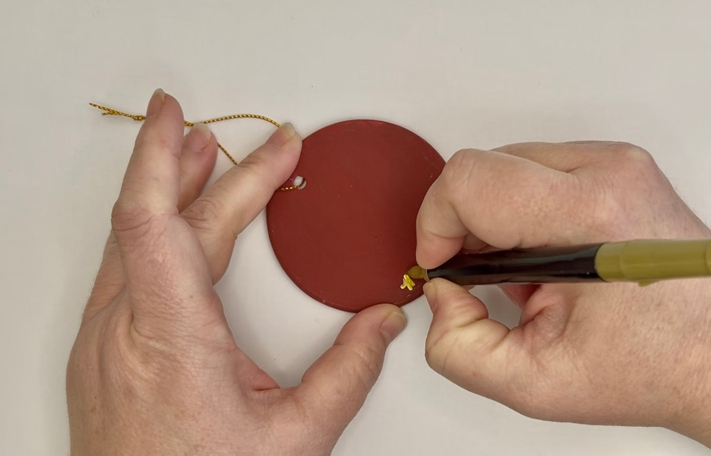 Hand-Painted Ornament – Rocking Horse (One of a Kind)